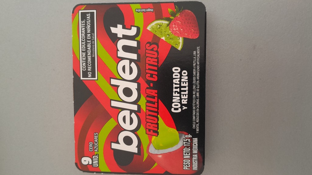 Chicle Beldent Frutilla-Citrus 9u