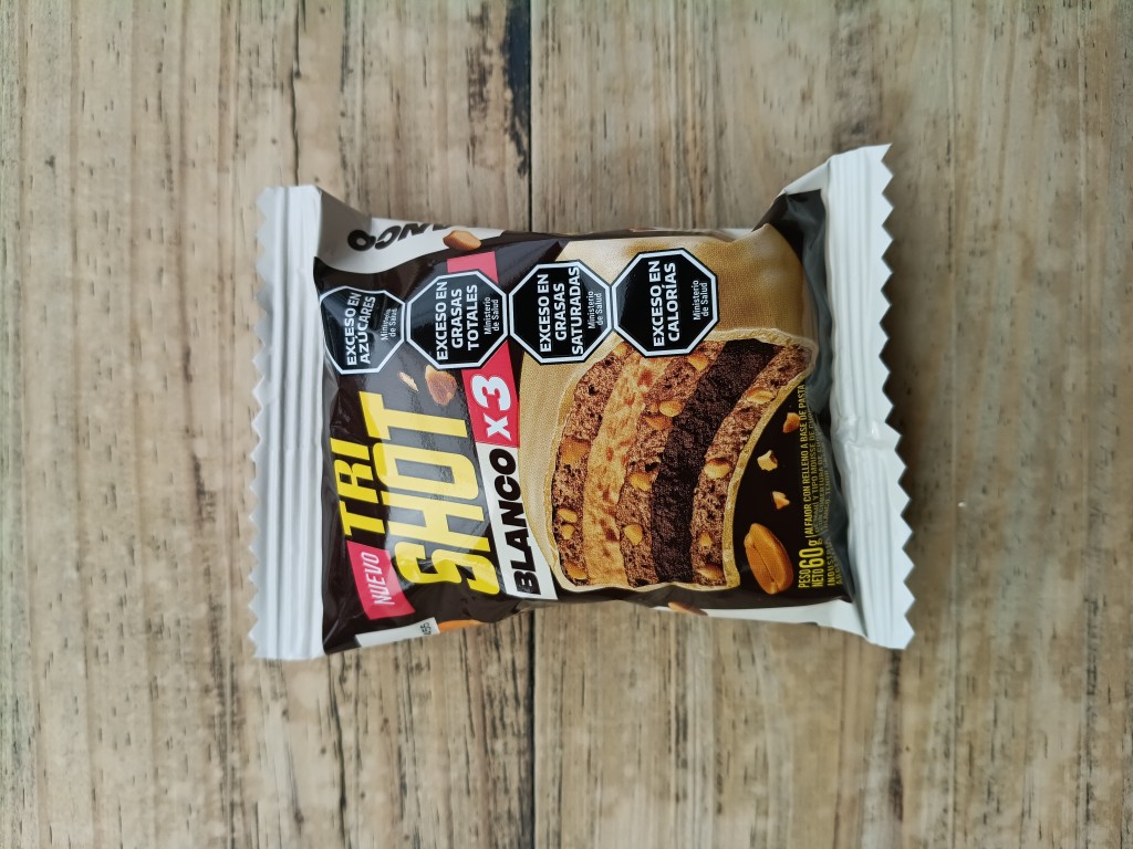 Alfajor Tri Shot Blanco