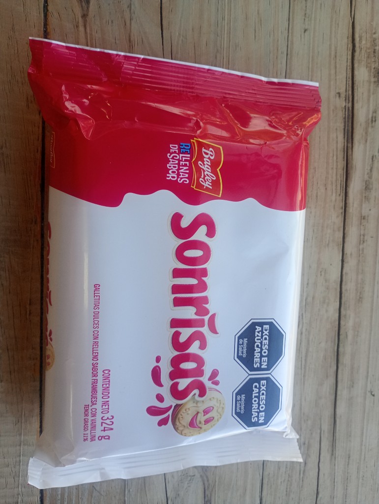 Bagley Sonrisas rellenas de sabor 324g