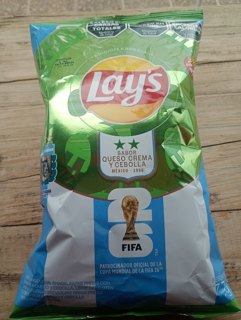 Lay's queso crema y cebolla 77g