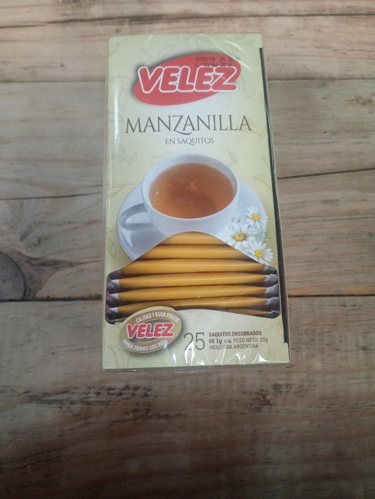 Velez Manzanilla 25 saquitos