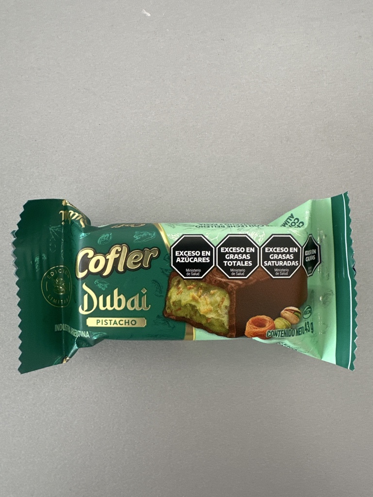 Cofler Dubai Pistacho 43g