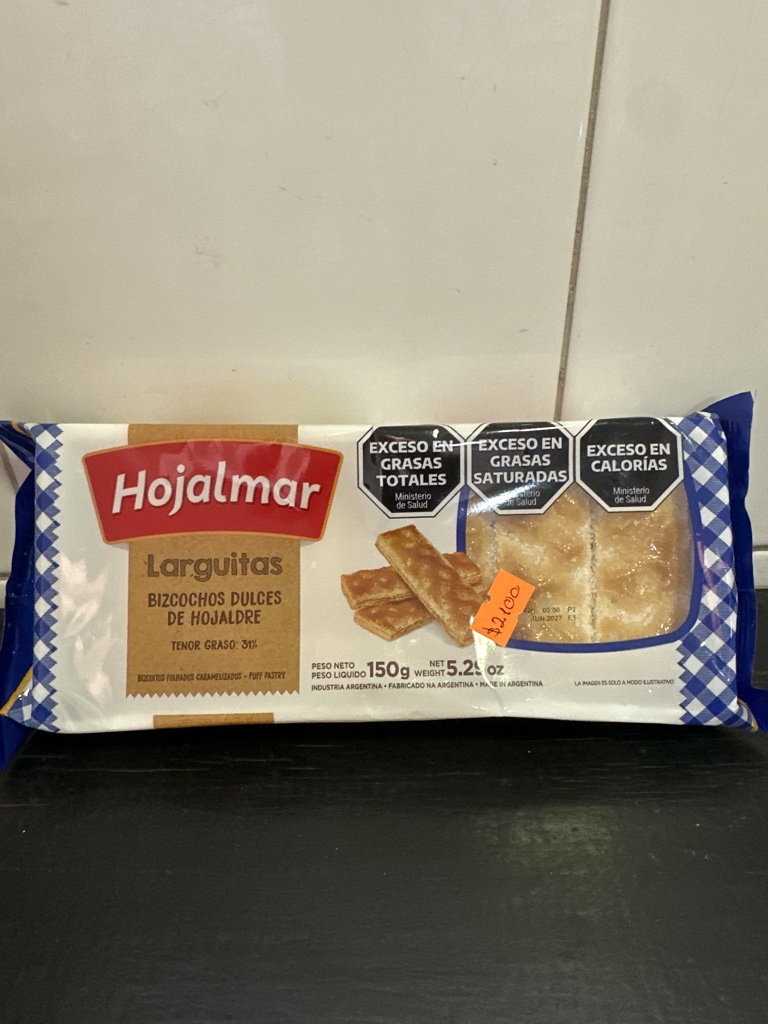 Hojalmar Larguitas hojaldre