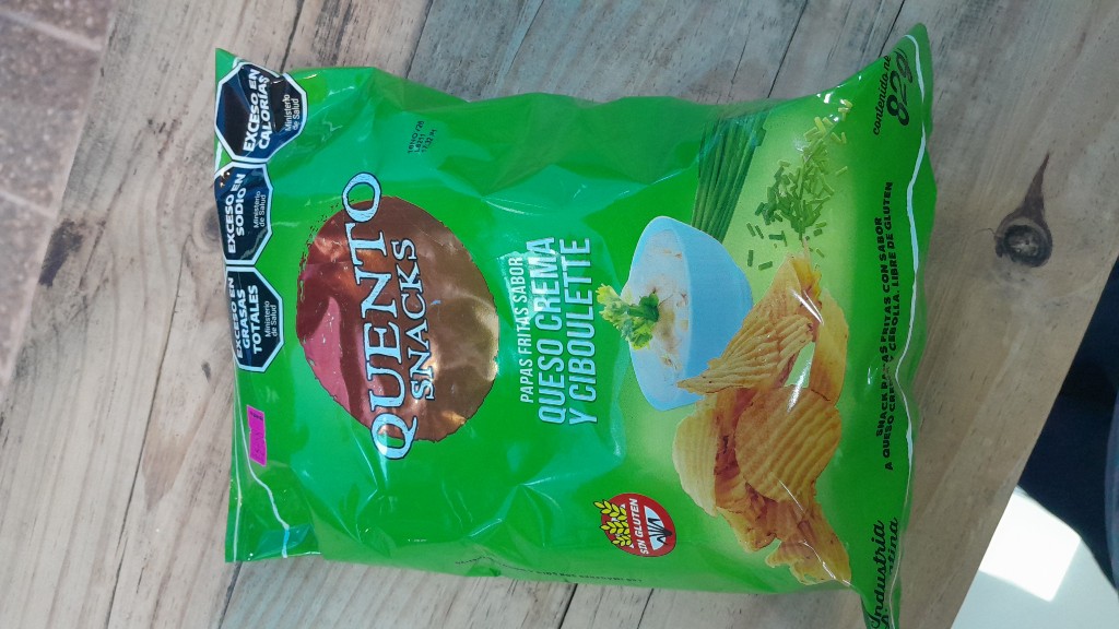 Quento papas Queso crema y Ciboulette