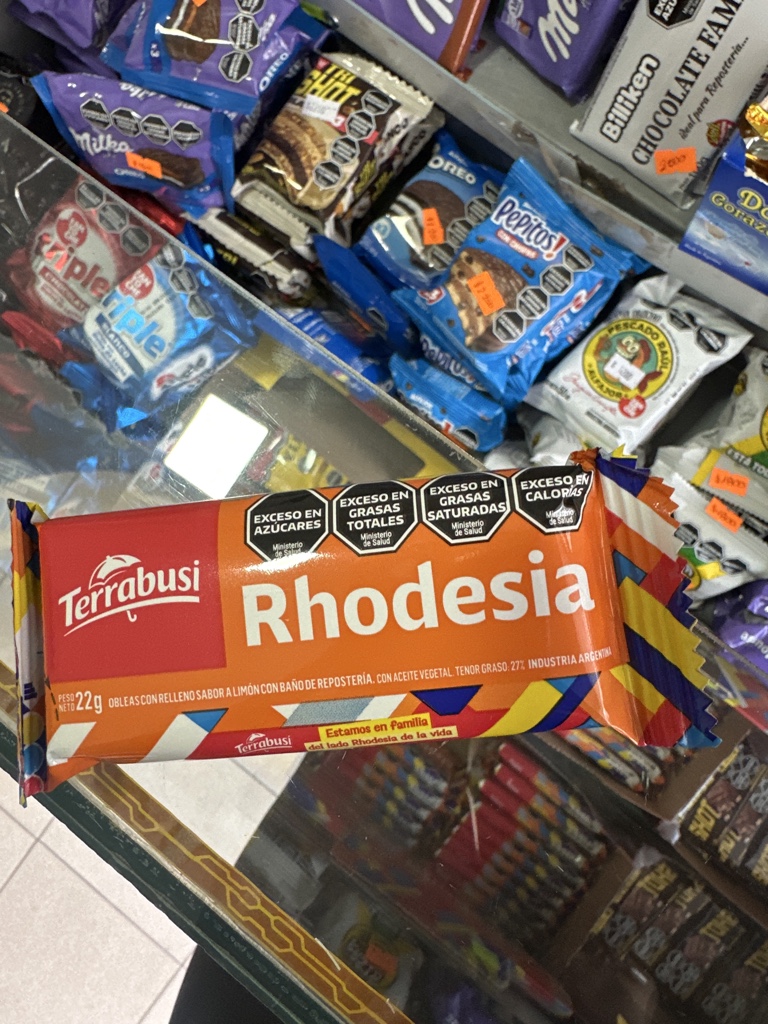 Terrabusi Rhodesia  22g