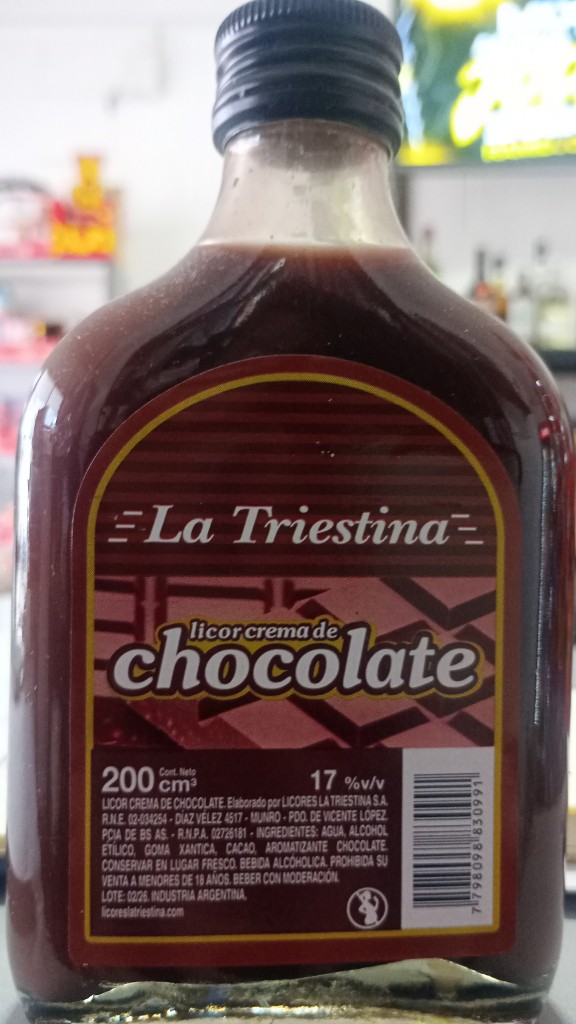 La Triestina licor crema chocolate 200ml