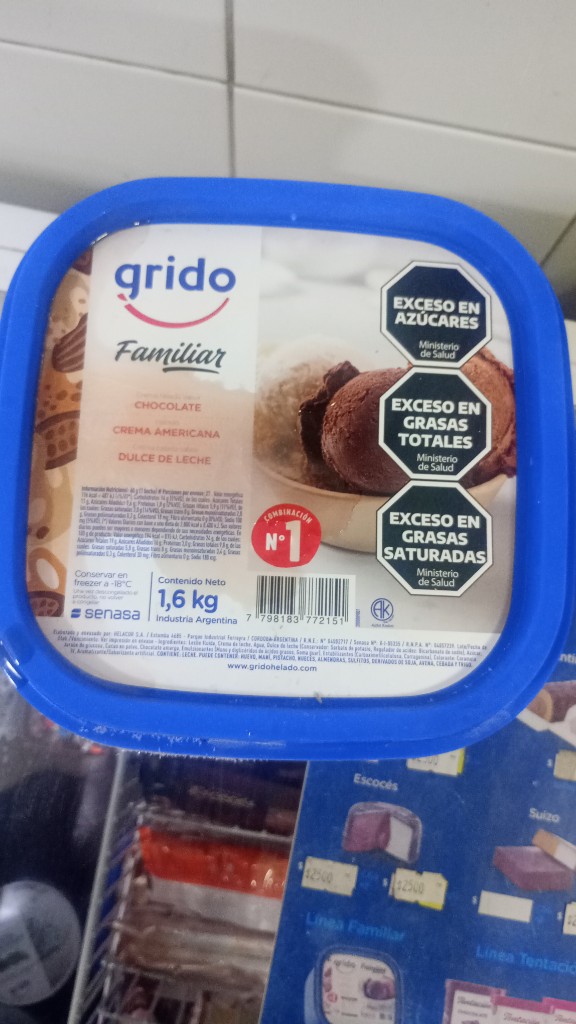 Grido Familiar "1" 3L