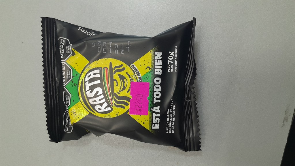 Alfajor Rasta Negro