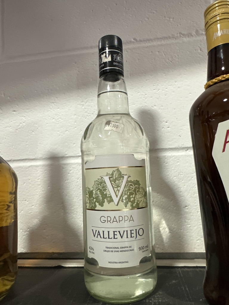Valle Viejo Grappa 930ml