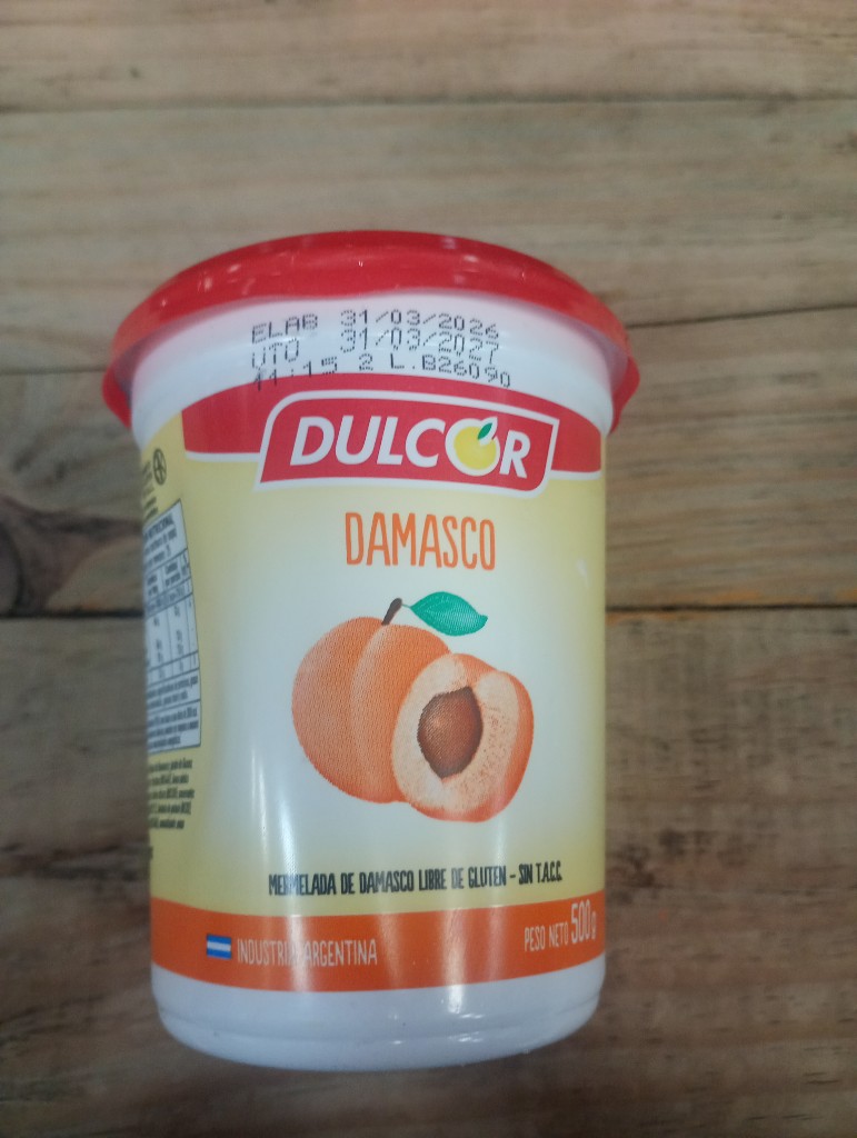 Dulcor mermelada damasco 500g