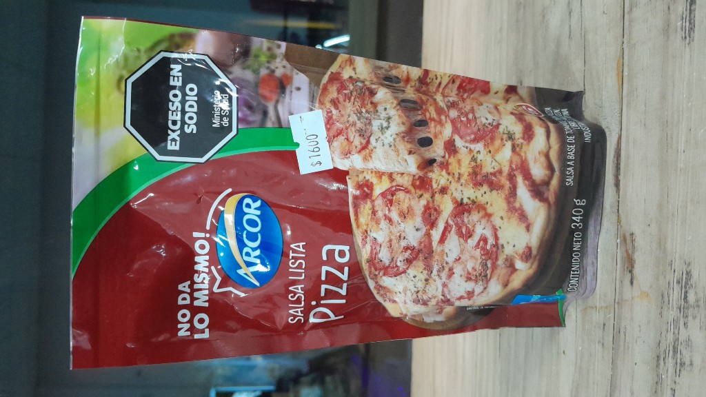 Salsa Arcor Pizza