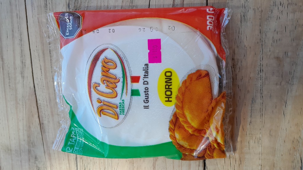 Tapa empanadas DiCaro HORNO
