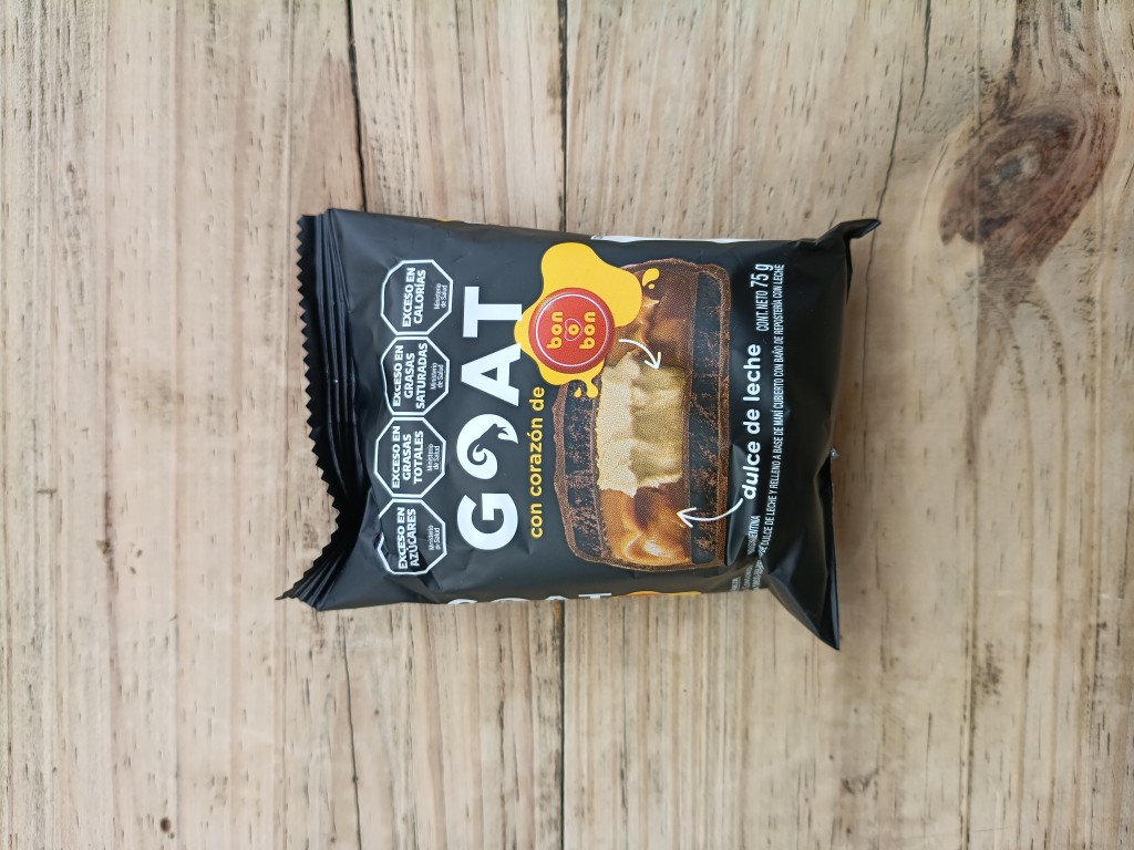 Alfajor GOAT Bon o Bon dulce de leche 75g