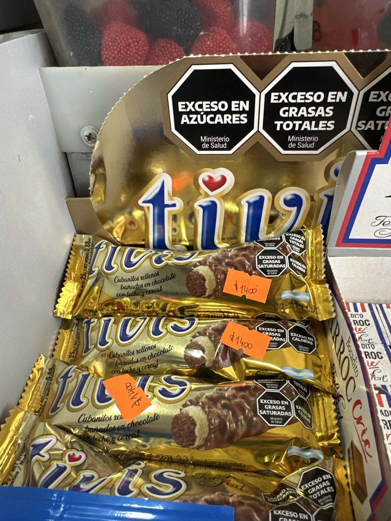 Tivis cubanitos chocolate