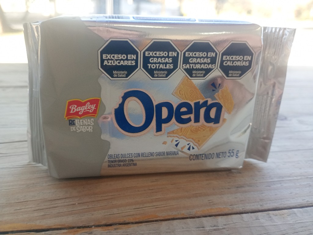 Bagley Opera rellenas naranja 55g