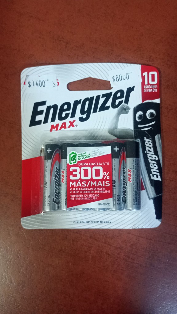 Energizer Max pilas AAA