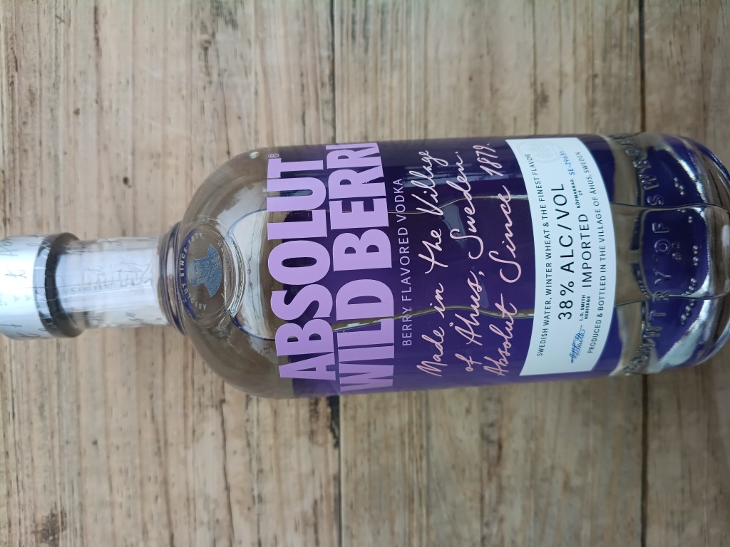 Absolut Wild Berry vodka