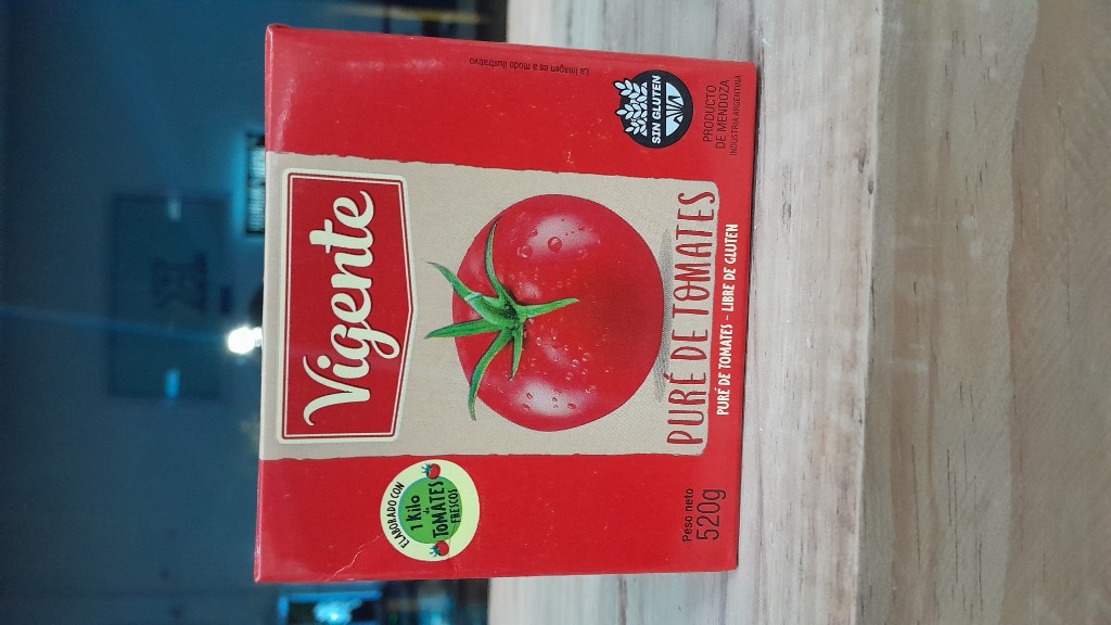 Puré de Tomate Vigente 520g
