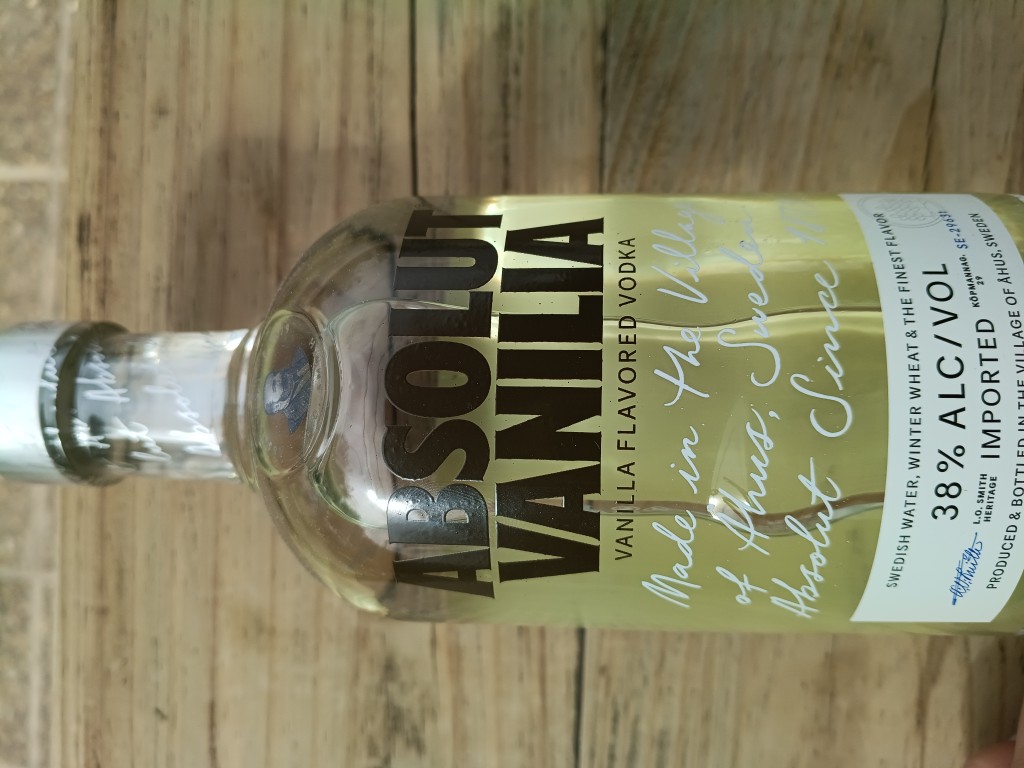 Absolut Vanilla vodka