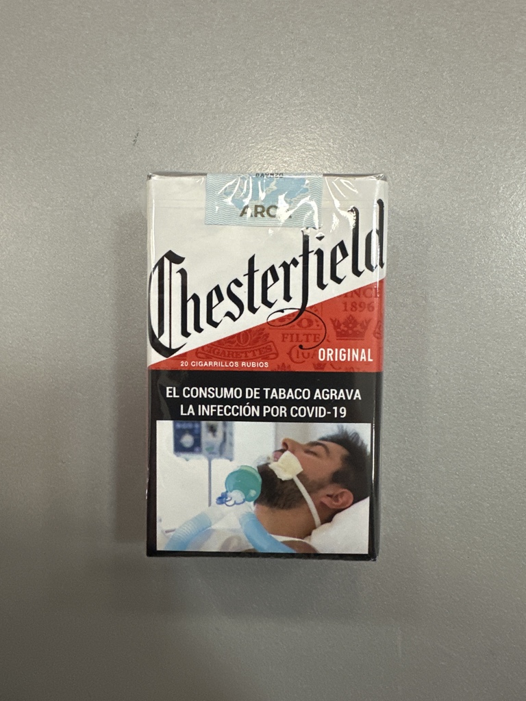 Chesterfield 20 Etiqueta