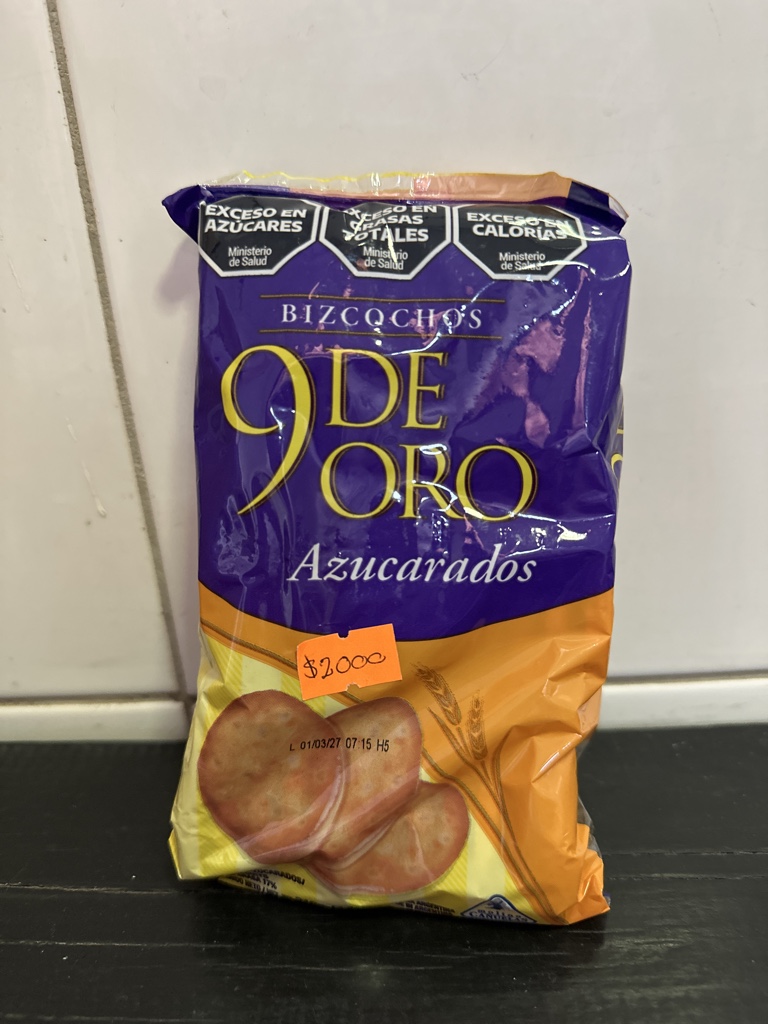 Bizcochitos 9 de Oro azucarados