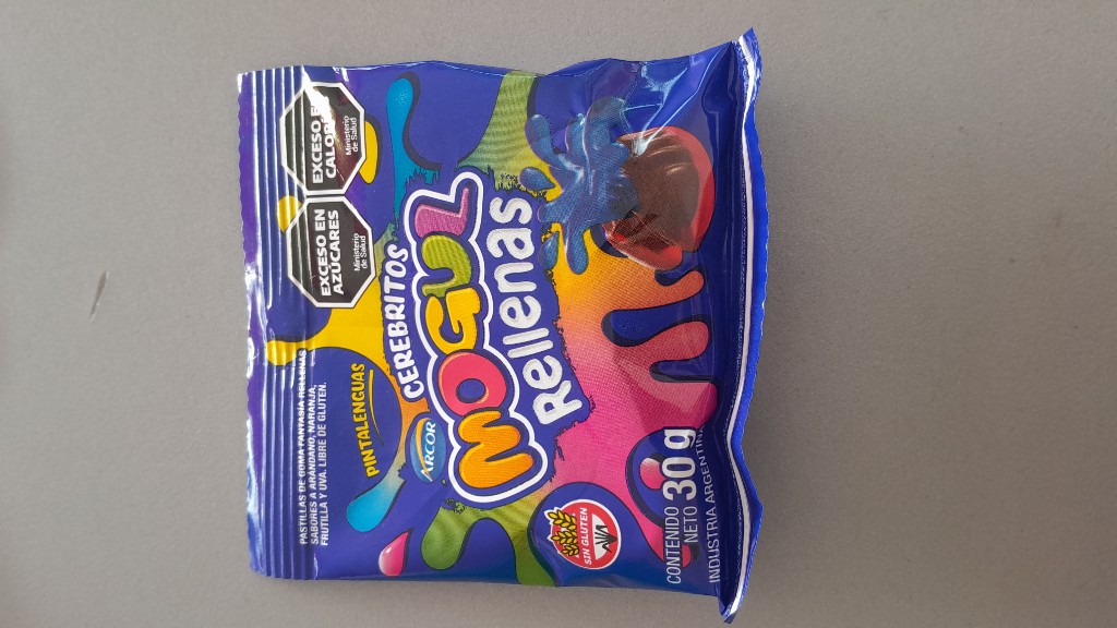 Mogul Cerebritos Rellenas 30g