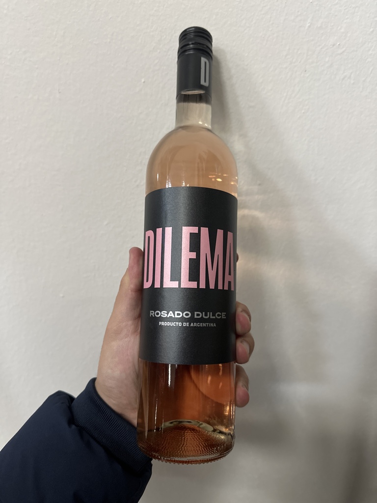 vino Dilema rosado dulce