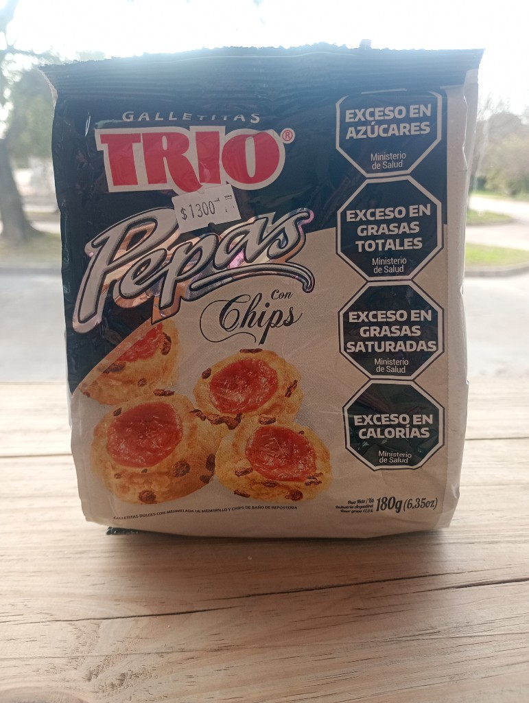 Trio Pepas con chips 180g