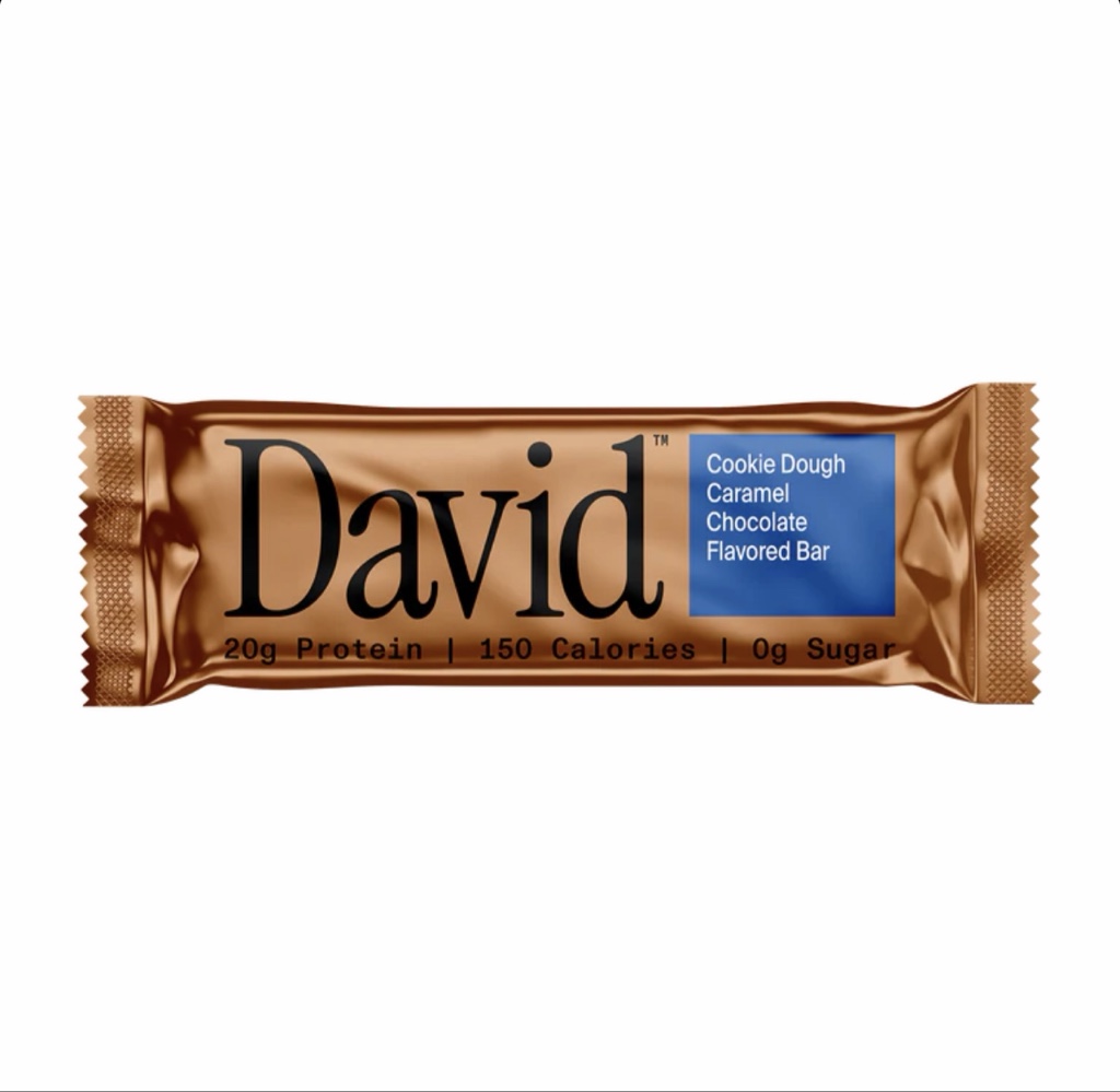 David cookie Dough caramel Choc