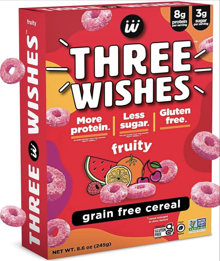 Three Wishes Fruity cereal