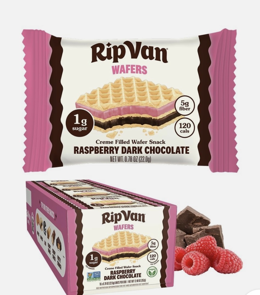 Rip Van Wafer frambuesa chocolate oscuro