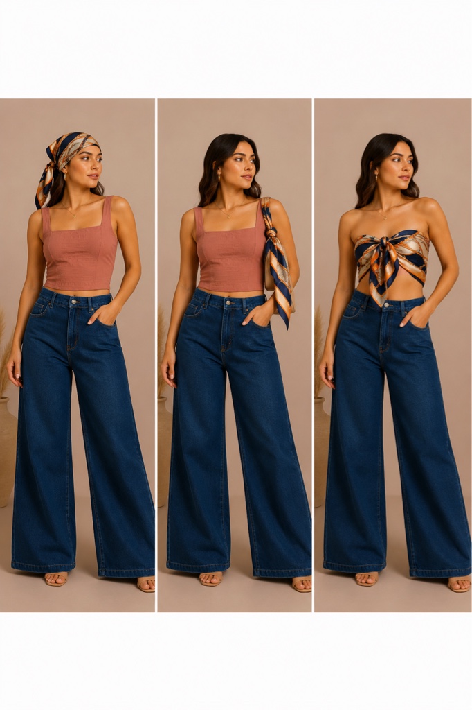 JEANS CON PAÑOLETA