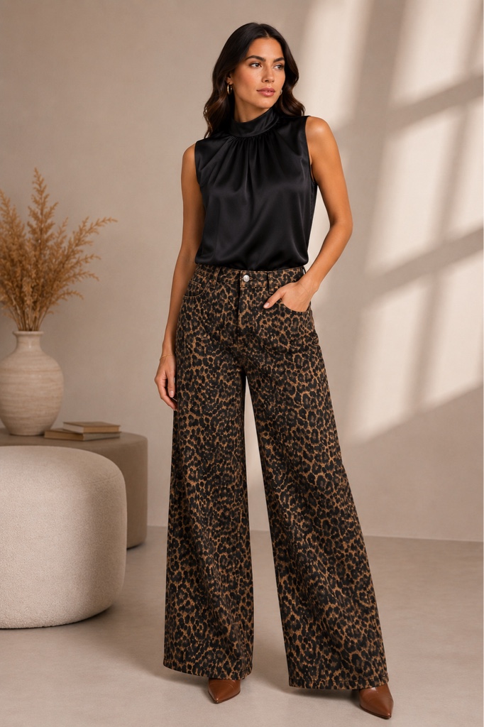 JEANS ANIMAL PRINT