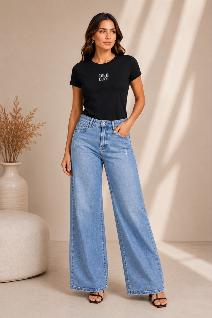 JEANS RECTO BABY BLUE TALLA 11