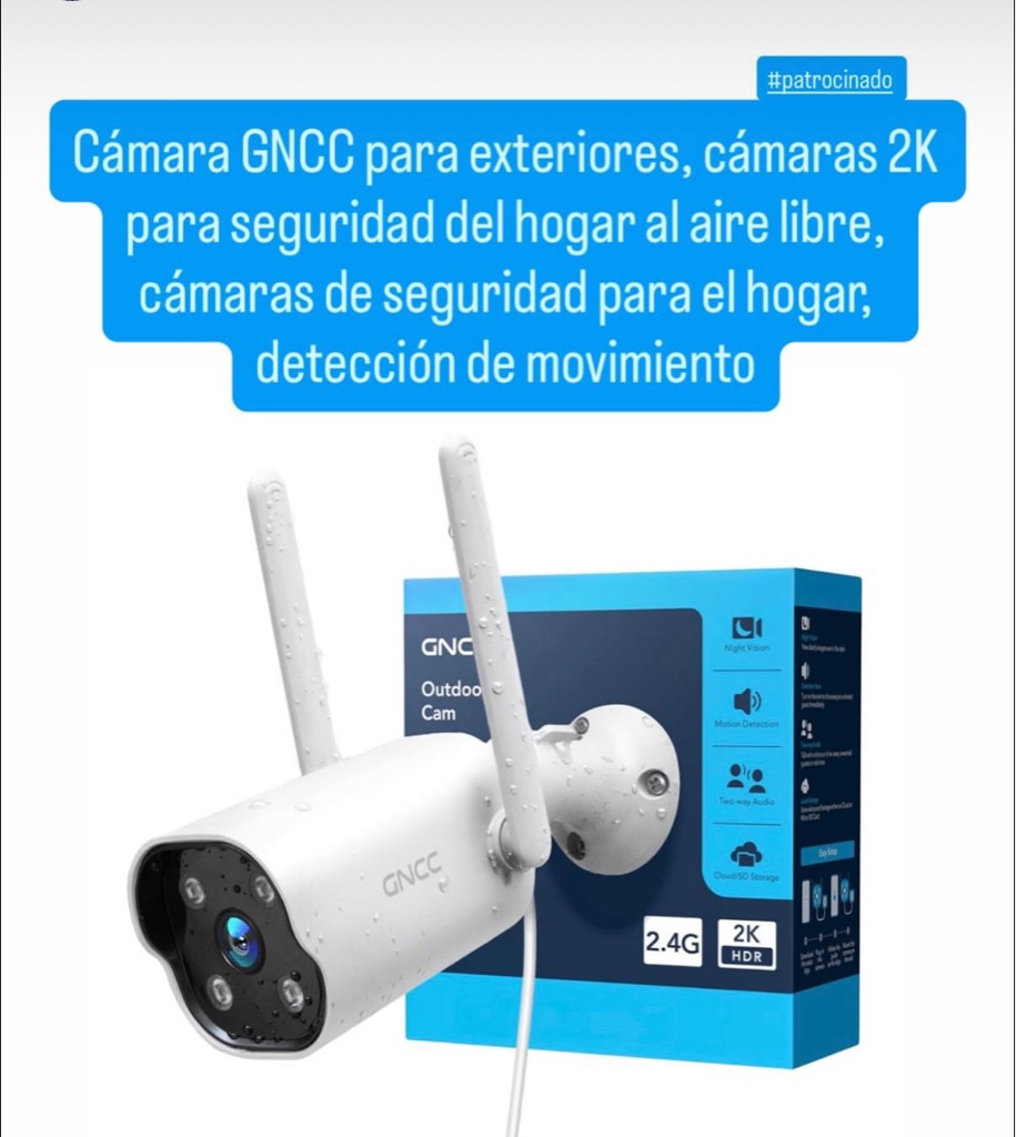 GNCC Camara exterior blanca 2K