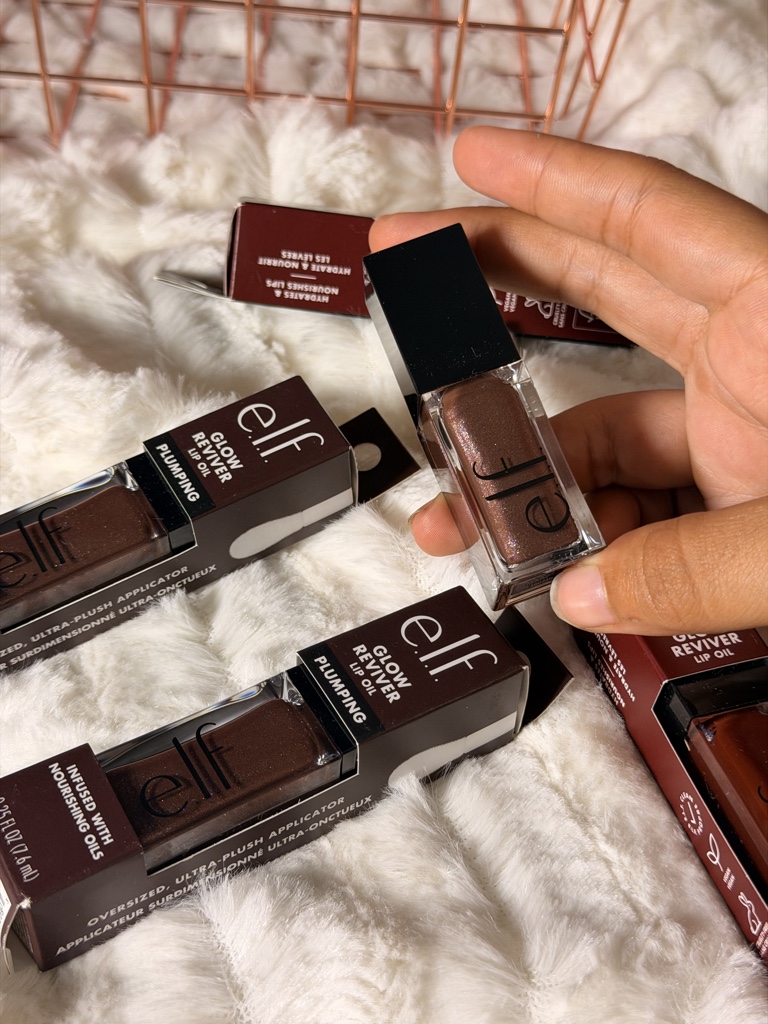 e.l.f. Glow Reviver Lip Oil Plum