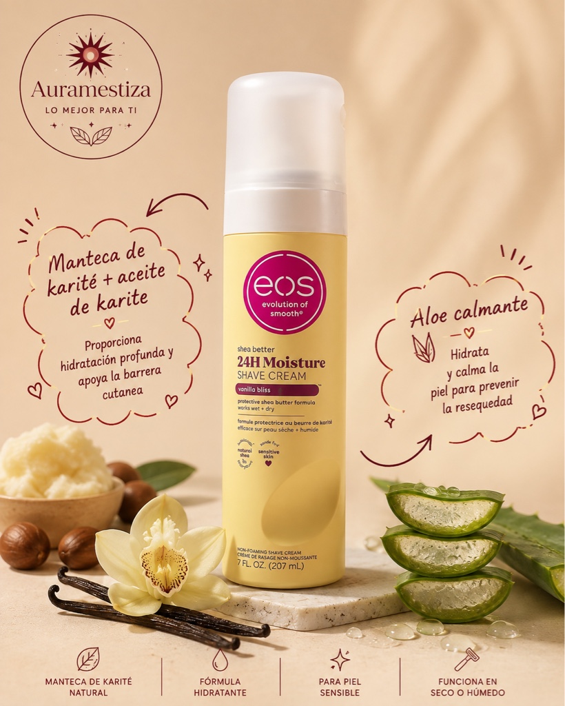 eos crema de afeitar vainilla