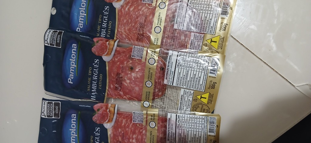 Salame Hamburguês Fatiado