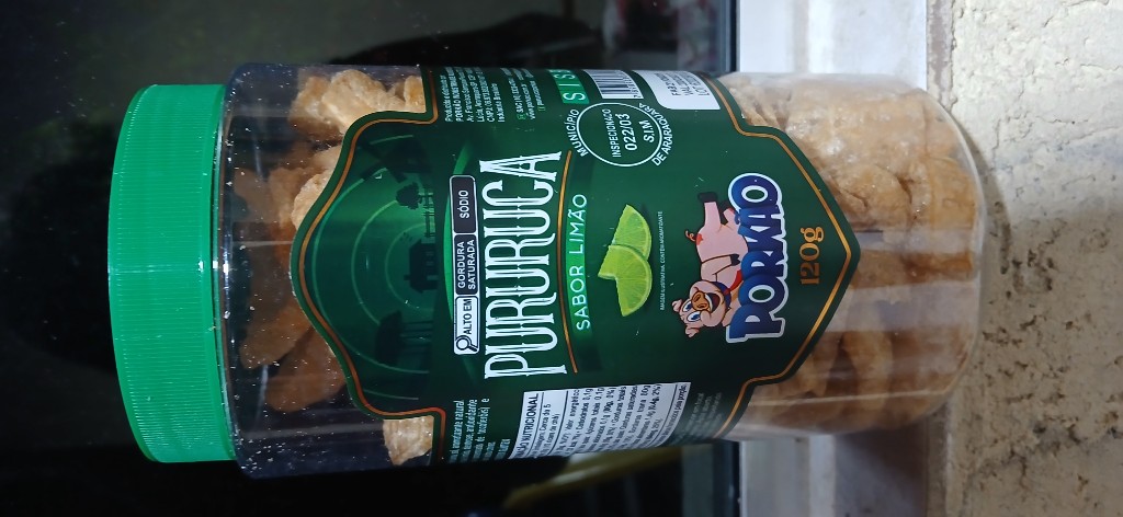 Pururuca sabor Limão 120 g pote