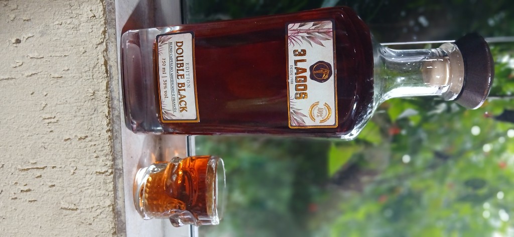 Cachaça Double Black 3 lagos