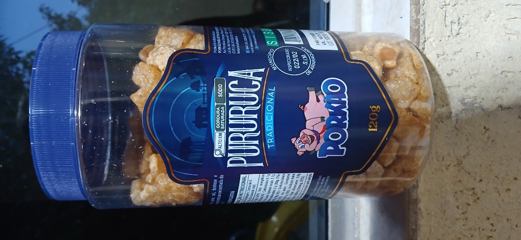 Pururuca sabor Natural 120 g pote