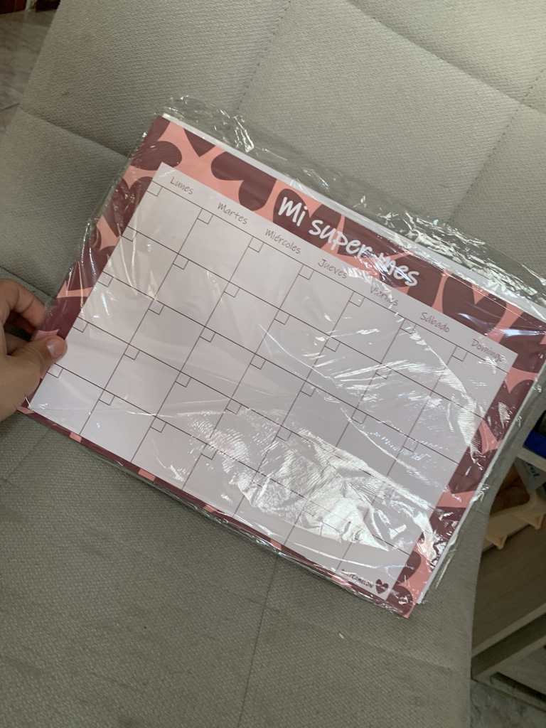 Mi super agenda semanal
