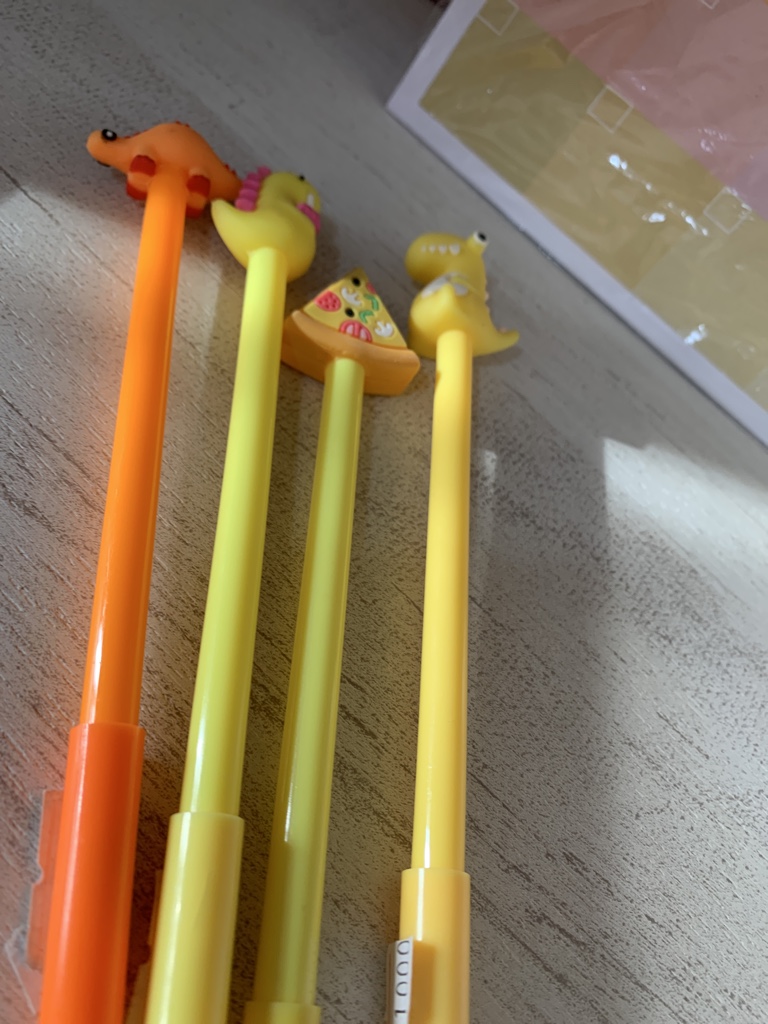Lapicera animal naranja