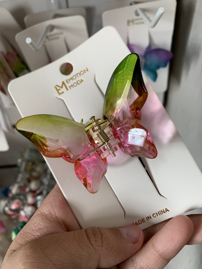 Emotion Moda broche mariposa multicolor