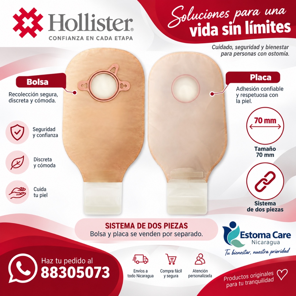 Hollister bolsa de ostomia