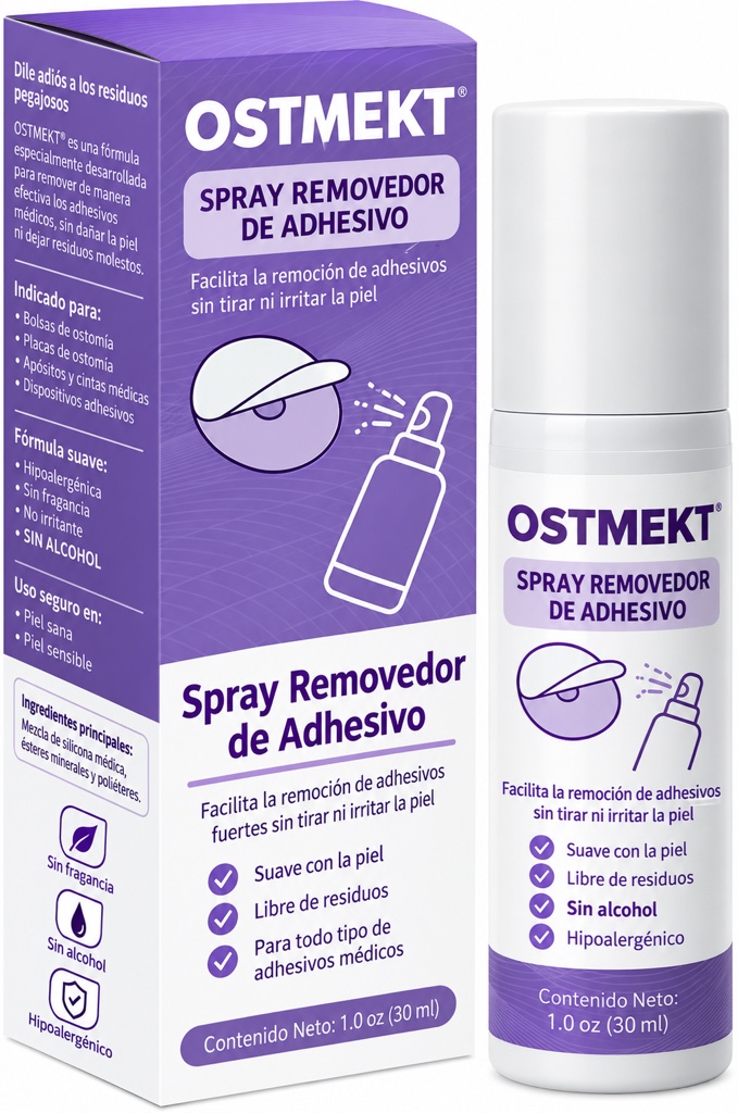 OSTMEKT spray removedor de adhesivo