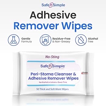 Safe n Simple Toallitas removedor adhesivo