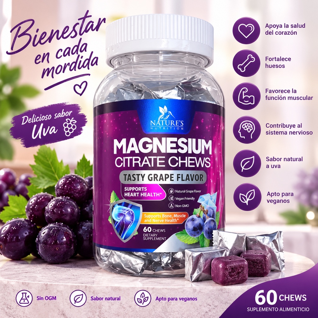 Magnesium Citrate Chews Nature´s Nutrition