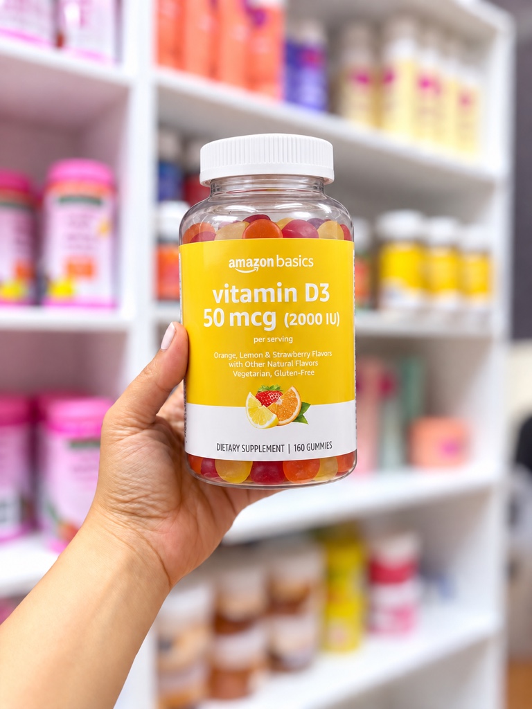Vitamin D3 50MCG AmazonBasics