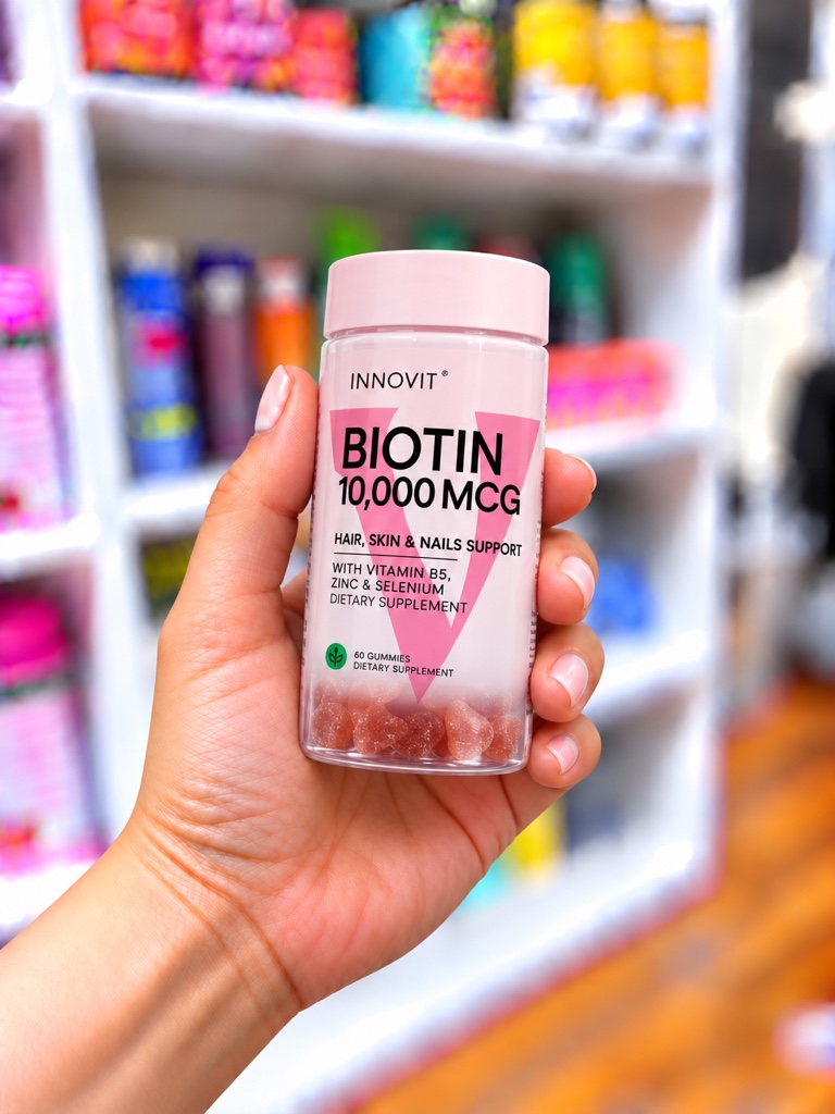 Biotin 10000MG 60 Gummies VegePower